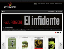 Tablet Screenshot of entrelibros.com.uy